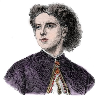 Portret van Rosine Bloch (1844-1891) Franse mezzosopraan zangeres door Unknown artist