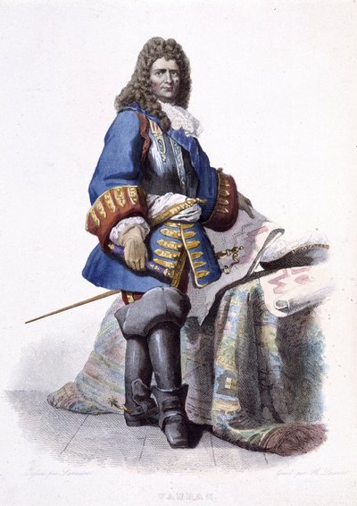 Portret van Sébastien Le Prestre de Vauban, maarschalk van Frankrijk en militair ingenieur (1633-1707) - in 