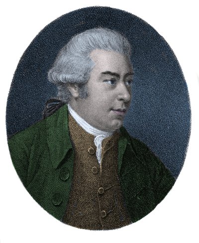 Portret van Sir Joseph Banks, Engelse ontdekkingsreiziger en natuuronderzoeker door Unknown artist