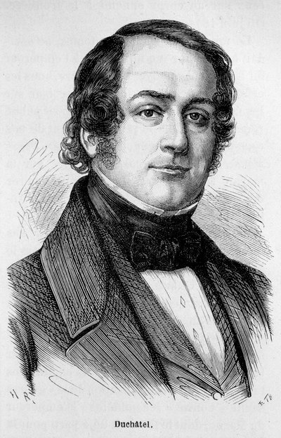Portret van Tanneguy Duchatel (1803-1867), Franse politicus door Unknown artist