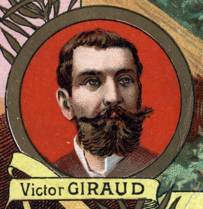 Portret van Victor Giraud Franse reiziger van de 19e eeuw door Unknown artist