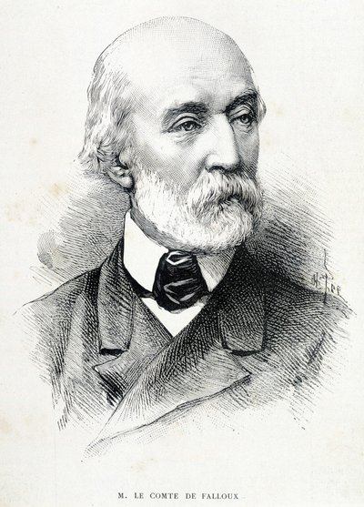 Portret van de graaf de Fallux (1811 - 1886), Franse politicus door Unknown artist