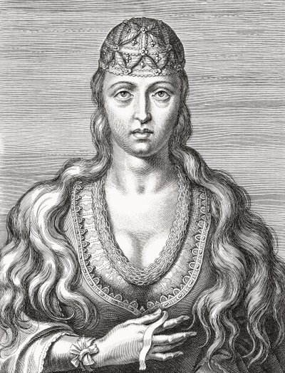 Prinses Johanna van Portugal. Joana. Portret. door Unknown artist