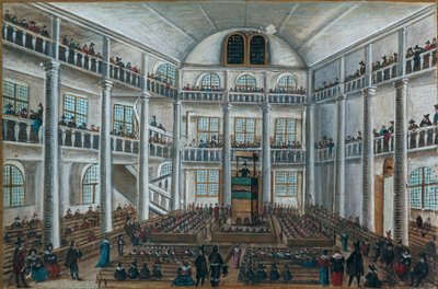 Protestantse kerk van Charenton, uit Liber Amicorum, Spira door Unknown artist