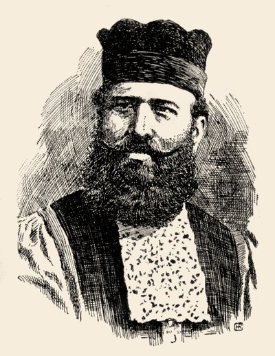 Rabbi Benjamin Artom was de Haham van de Spaanse en Portugese Joden in Groot-Brittannië. door Unknown artist