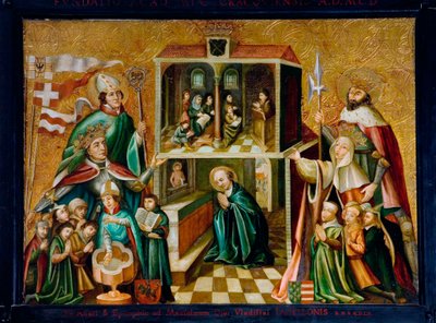 Afbeelding van koning Ladislaus II Jagellon van Polen en koningin Hedwig I van Polen door Unknown artist