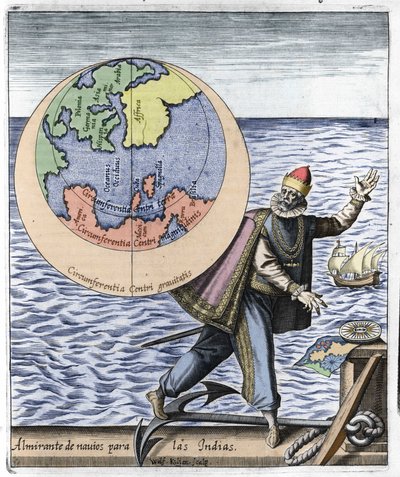 Afbeelding van Christoffel Columbus (1451-1506) - in 
