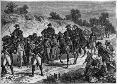 Onderdrukking van banditisme in Frankrijk in 1801 door Unknown artist
