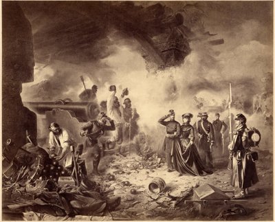 Risorgimento - het beleg van Gaeta, 1860-1861. Eenwordingstijdperk, Italië, 19e eeuw. Marie-Sophie door Unknown
