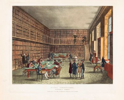 Koninklijke Instituut Bibliotheek door Unknown artist