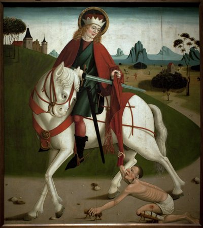 Sint Maarten en de bedelaar door Unknown artist