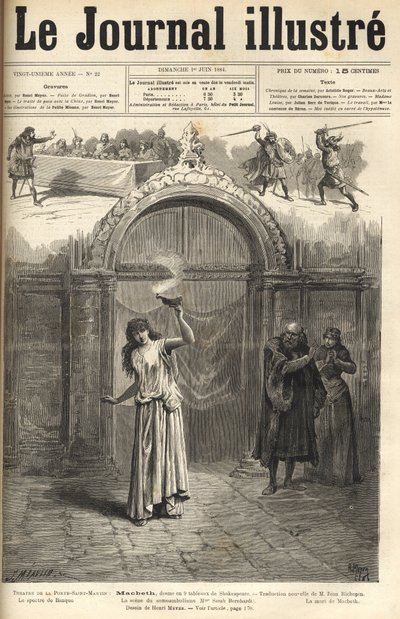 Sarah Bernhardt: Lady Macbeth in 