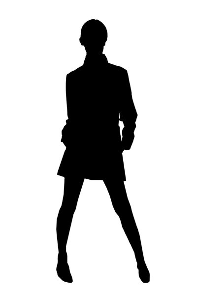 Silhouet jaren zestig door Unknown artist