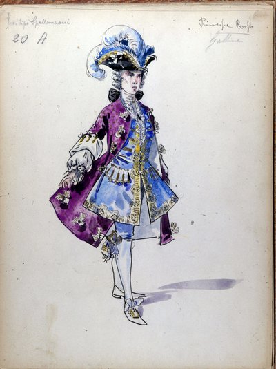 De Dame van Schoppen: Opera gecomponeerd in 1890 door Piotr of Petr Iljitsj Tsjaikovski (of Tchaikowsky) door Unknown artist