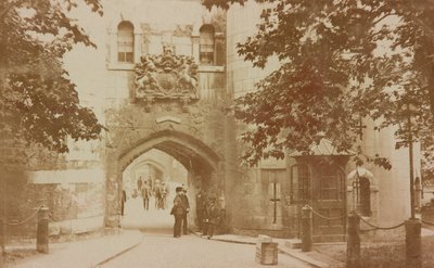 De middentoren, ca 1903 (ansichtkaart) door Unknown Artist