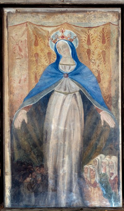 De Maagd, centraal paneel van drieluik door Unknown artist