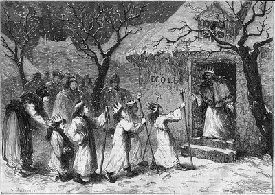 Het koningsfeest in de Elzas door Unknown artist