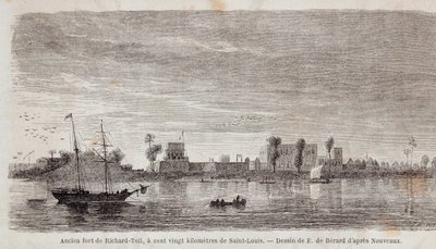 Het voormalige Fort van Richard-Toll door Unknown artist
