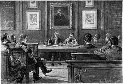 De lezing aan de Ecole Normale Supérieure de la rue d