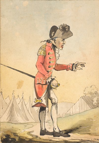 ?Het is heel waar - de mannen moeten elkaar hebben neergeschoten - Nou, nou, ik zal proberen dit kleine ongemak in mijn volgende manoeuvre te veranderen?, 1796 door Unknown
