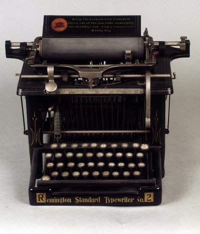 Typemachine, Model Remington door Unknown artist