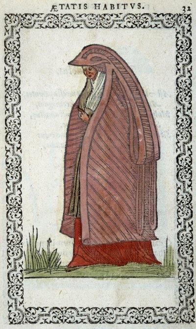 Vrouw van Baionne (Bayonne?) - in "Habits et effigies" door Jean Sulperius door Unknown artist