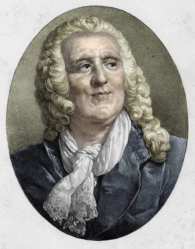Portret van Alexis Piron, Franse dichter en toneelschrijver (1689-1773). door Unknown artist