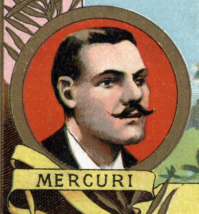 Portret van Toussaint MERCURI, tweede van de Behagle-missie in 1893 door Unknown artist
