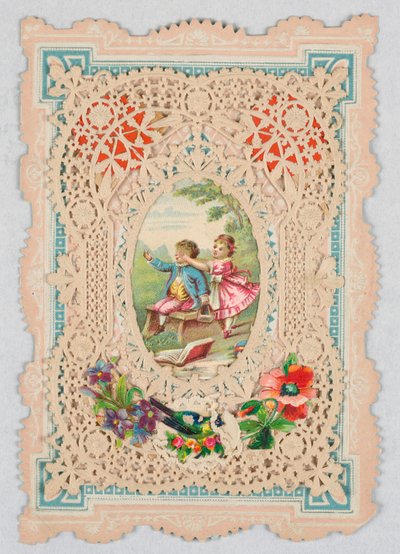 Wenskaart (Engeland of Verenigde Staten), 1870-80 door Unknown artistUnknown artist