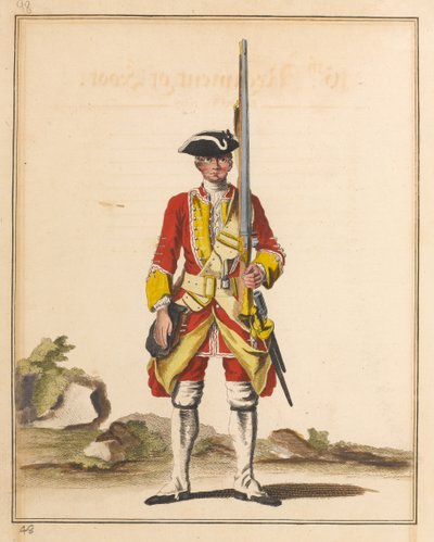 16e Regiment Voetvolk door Unknown artist