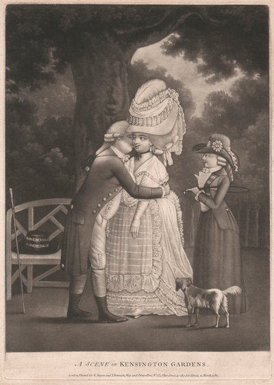 Een Scène in Kensington Gardens door Unknown artist
