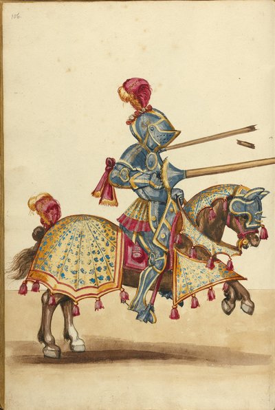 Een toernooiwedstrijd door Unknown artist