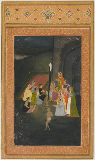 Een nachtelijk bezoek aan een mullah door Unknown artist