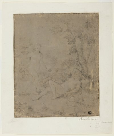 Adam en Eva door Unknown artist