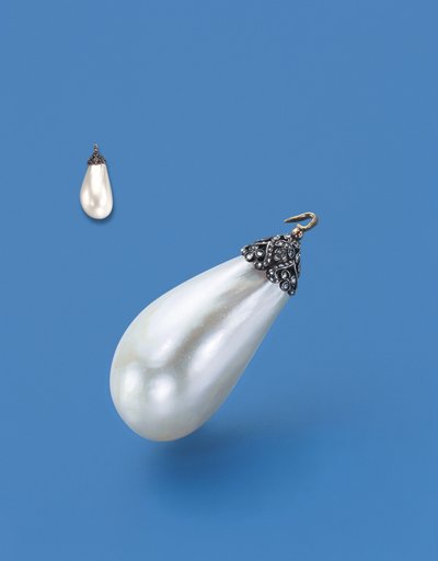 Antieke parelhanger door Unknown artist
