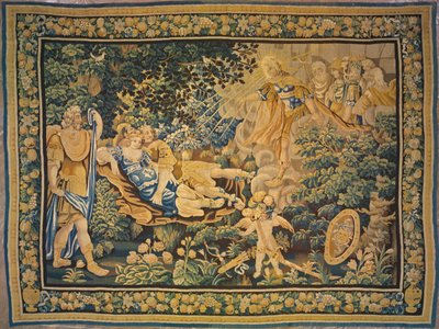 Apollo die Mars en Venus blootstelt aan de spot van de Olympiërs, uit Ovidius