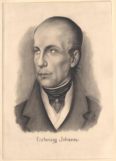 Aartshertog van Oostenrijk Johann door Unknown artist