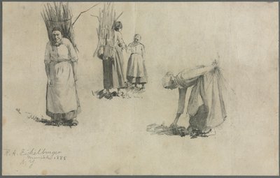 Beierse Boeren door Unknown artist