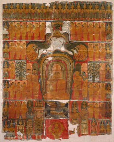 Gezegende Heer Boeddha door Unknown artist