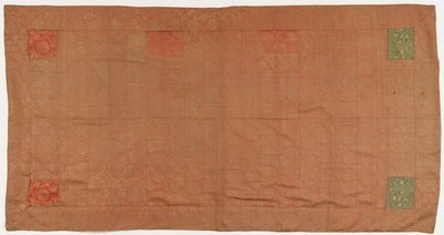 Brocade, zijde. Een boeddhistische monnikspij, gepatcht: Kesa door Unknown artist