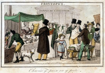 Brocante bij de tempel van de industrie. door Unknown artist