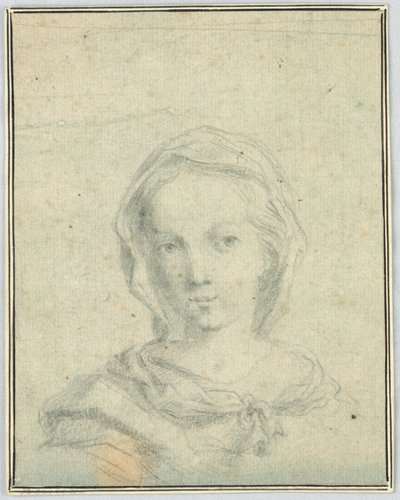 Buste van een Jong Meisje door Unknown artist
