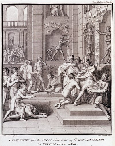 Ceremonies die de Inca
