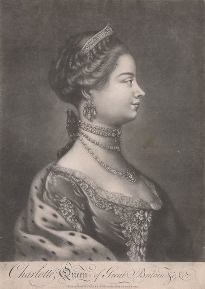 Charlotte, Koningin van Groot-Brittannië door Unknown artist