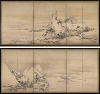 Chinees Landschap door Unknown artist
