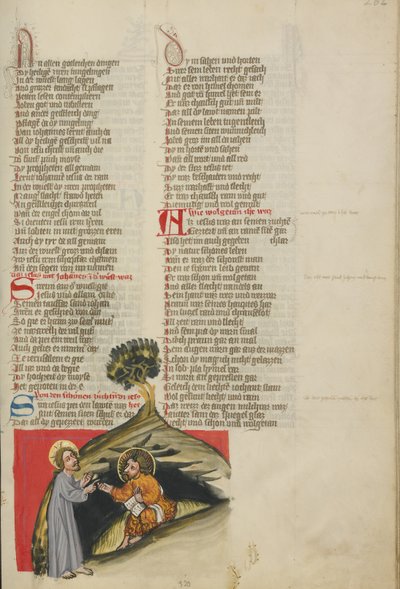 Christus voor Johannes de Doper door Unknown artist
