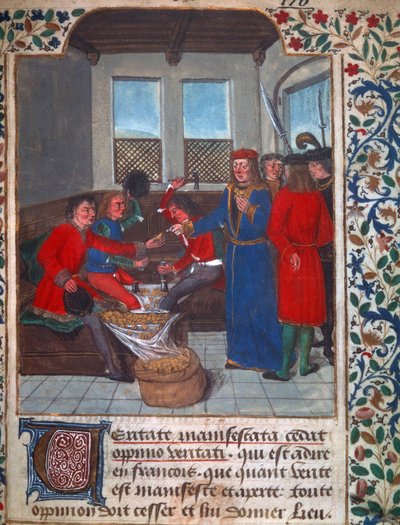 Munt slaan in de Middeleeuwen door Unknown artist