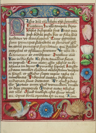 Versierde tekstpagina door Unknown artist