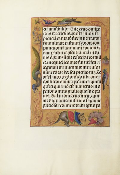 Versierde tekstpagina door Unknown artist