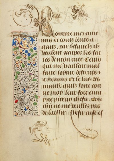 Versierde tekstpagina door Unknown artist